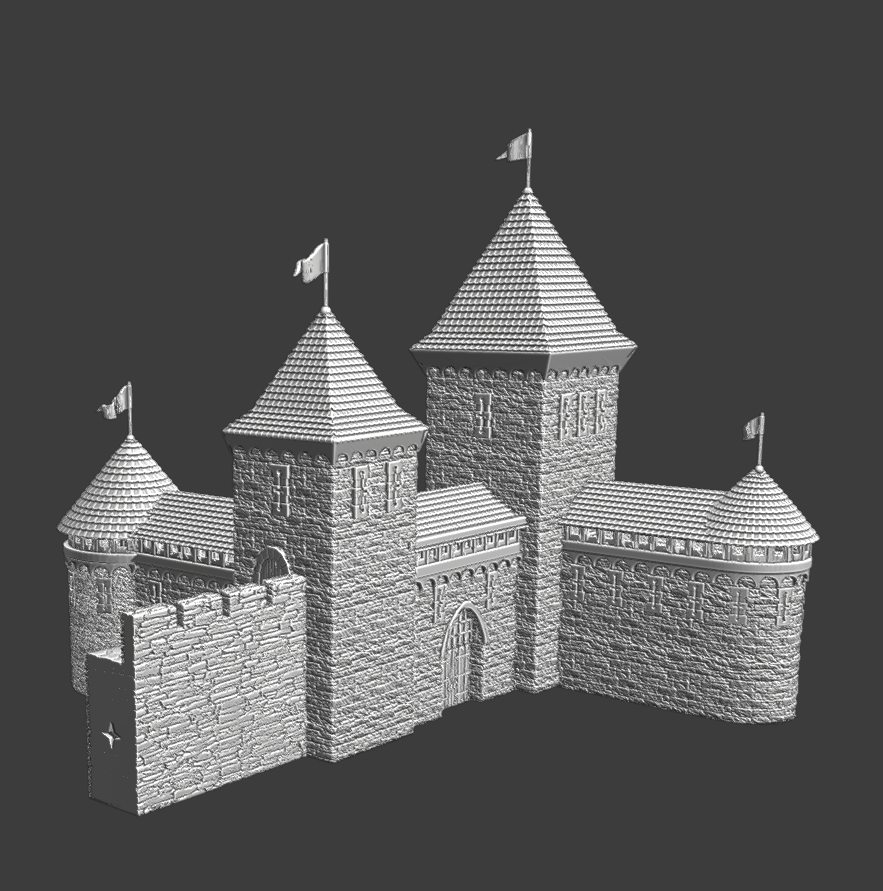 Modular crusader castle model - Kings Gate